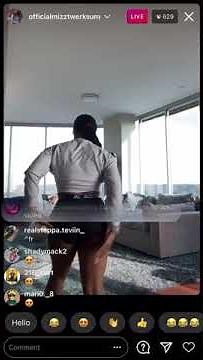 Mizz twerksum Twerking On Instagram live