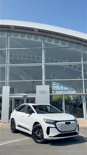 Introducing the Brand-New Audi Q4 e-tron in Glacier White 🤍