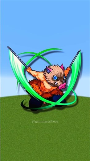 Best Demon Slayer Pixel Art in Minecraft | Tanjiro, Zenitsu, Inosuke & Nezuko