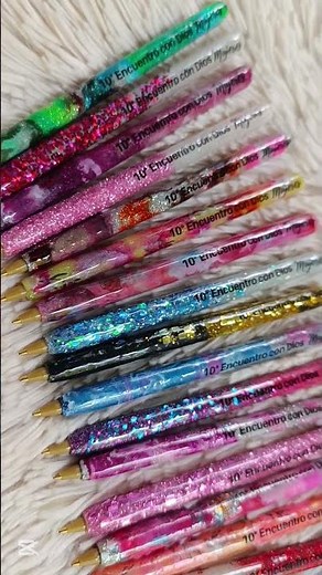 Epoxy resin pens without molds #resinart #crafts #resinart #epoxyresin