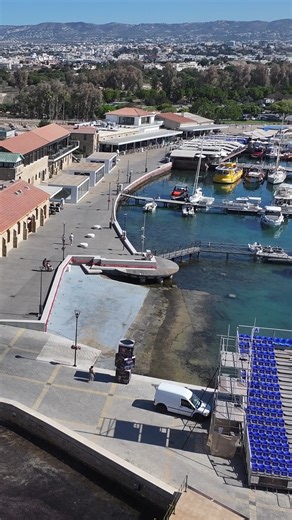 7.3K views · 236 reactions | Quick drone flight over Paphos Harbour and Sea Front. | Paphos Life | Facebook