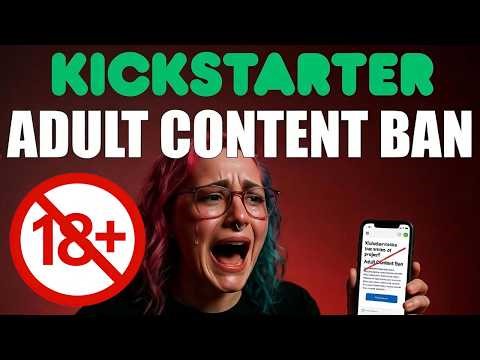 Kickstarter Bans Adult Content & NSFW Comics!