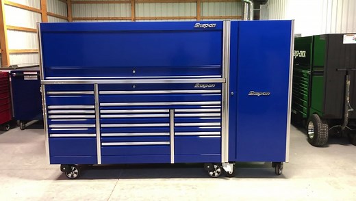 Another 84” Snap On Epiq set up has just come in. Box is Royal Blue and includes power stainless top, hutch and full locker. This one also has a lot of cool accessories, LED lights, full cover, extra can racks and a power tool rack. Priced at $13,000, check out the video, the box is immaculate! Shipping and delivery are available and we will do our best to work with you on trade ins. Call or text us at 302 423 8629 anytime with questions or for trade in values. | 1st State Tools