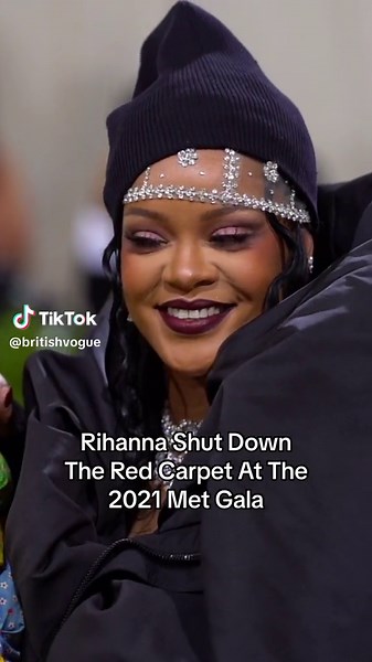Rihanna and ASAP Rocky's Stunning Red Carpet Moment at the 2021 Met Gala