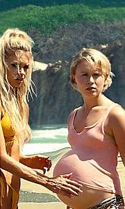 Time is in fast forward on that beach, hours ago she was a kid, now she's giving birth 😨 | Boxoffice Movie Scenes