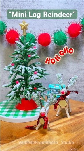 “Log Reindeer”🎄- Miniverse Make It Holiday Series 3 #miniverse #holiday #asmr #makeitmini