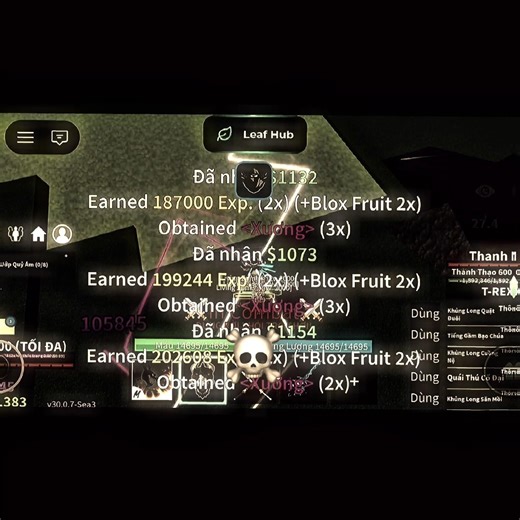 Script LEAF HUB NoKey Giao Diện Tiếng Việt 100% - Full Chức Năng Từ A-Z Siêu Múp 🔥✨ #bloxfruits
