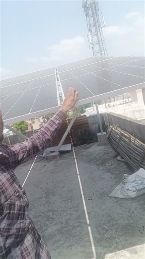 solar panel installation complete ongridinverter #electrical #ongrid #shortvideo #photography