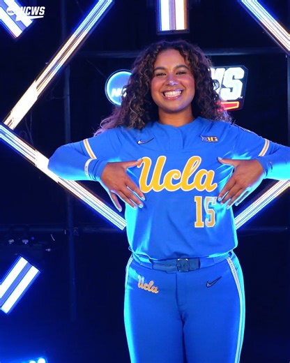 Bruins are back in the building 🐻 #WCWS x UCLA Softball | NCAA Softball