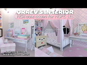 NEW Cute Addon For Minecraft Bedrock/MCPE 1.21+ | Oraev Interior Bedroom And Kitchen Furniture