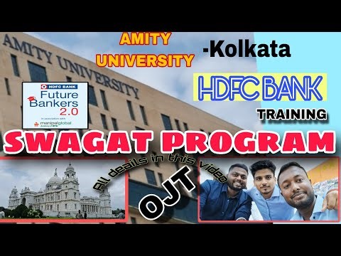 Amity University Kolkata Vlog | HDFC Bank Training + Friends Reunion | hdfc future bankers program
