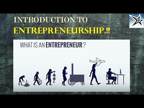 Introduction To Entrepreneurship