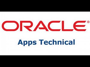 Oracle Apps R12 Technical Session 1