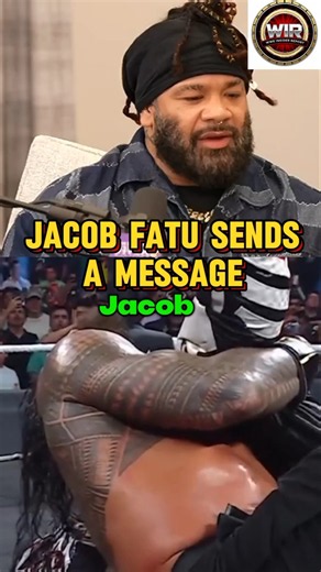 Jacob Fatu Sends Message After Roman Reigns Retains WWE World Heavyweight Championship #wwe #shorts