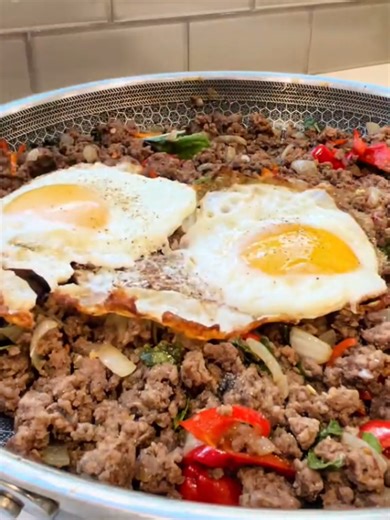 Thai basil beef recipe in under 20 minutes