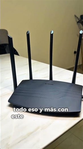 Router Wi-Fi* 6 AX3000 2,4 GHz y 5 GHz, hasta 100 m de cobertura 🛜🤳