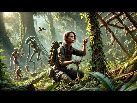 🌿 The Jungle Course Allowed No Shelter — The Human Wove Vines and Built a Hut Overnight | HFY Story