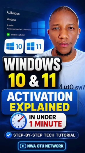 🔥 The Fastest Way to Activate Windows#Windows10 #Windows11 #TechTutorial #ComputerTips #TechHacks