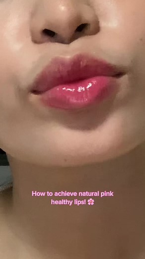 How to Achieve Natural Pink Healthy Lips! 🌸