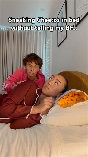 I HID CHEETOS FROM MY BF! 🤭🤣😳 #shorts #funny