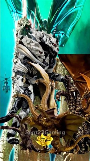 Monster X vs Rodan, Mecha Godzilla, King Ghidorah All Form