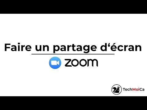 Zoom-Faire un partage d'écran video et audio