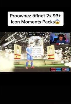 Proownez Clip: Proownez öffnet 2x 93+ Icon Moments Packs😱 #proownez #fifa22 #fifa #clip #shorts