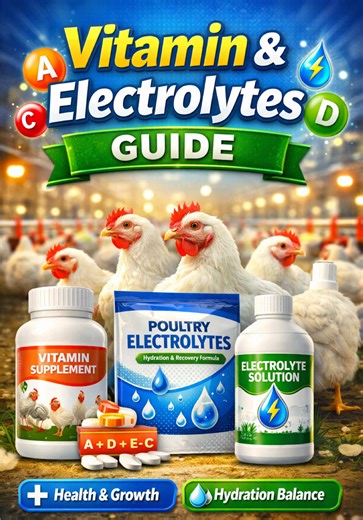 Essential Vitamin and Electrolyte Guide for Poultry Health