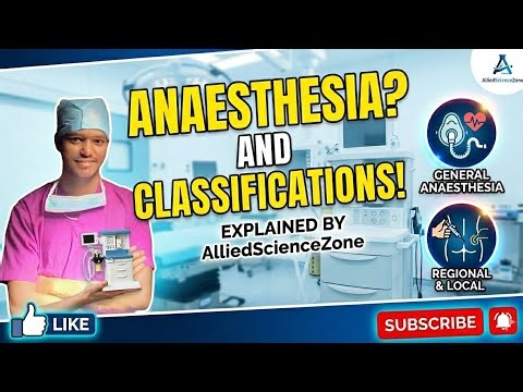 Anaesthesia Made Easy 💉 | Types & Classification Explained Clearly