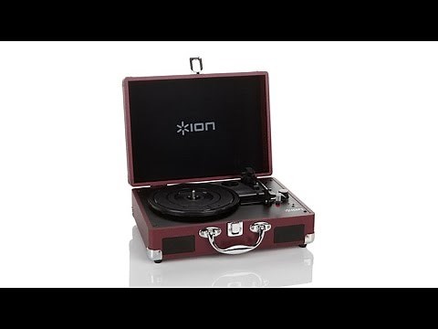 iON Vinyl Motion Portable Turntable with BuiltIn Battery