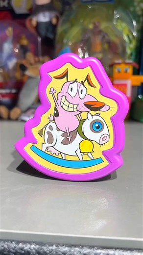 2003 COURAGE THE COWARDLY DOG HOBBY COW SUBWAY KIDS MEAL TOY #90s #cartoon #shorts