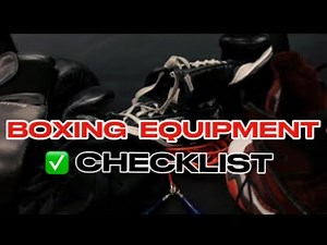 Boxing equipment checklist (beginners guide) #boxing #fitness #motivation