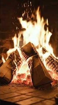 🔥 The Best Burning Fireplace Cozy Warmth and Soothing Glow 4K UHD #relax #cat #relaxing #calm #rain