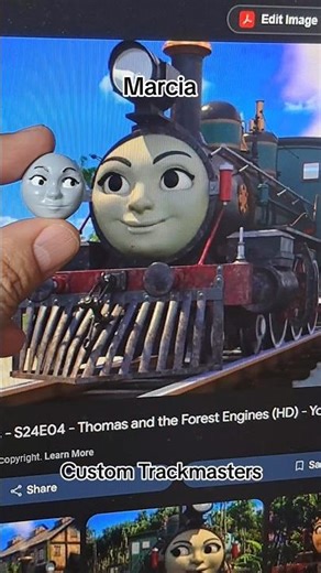 Marcia Thomas and Friends Custom 3D Printed Face Trackmaster