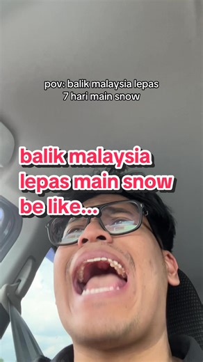 bila kau turun je airport klia terus berpeluh. muka dari peloles terus berminyak HAHAHAHA gurau je kay! #visitmalaysia2026 #almatykazakhstan #fyp #foryou