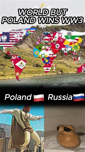 What if Poland wins WW3 #poland #world #flag #map #mapping #history #geography #europe