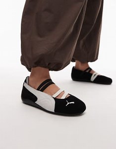 Puma Speedcat ballet flats in black and white | ASOS
