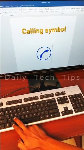 Calling Symbol in MS Word Shortcut, Call Icons, Telephone symbol 📞 #excel #computer #mswordtips