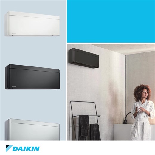 👌 Το Daikin Stylish είναι πολλά περισσότερα από ένα απλό κλιματιστικό. Είναι η ιδανική ένωση τεχνολογίας, άνεσης και αισθητικής σε μια μονάδα! Με κομψό σχεδιασμό και επιλογή ανάμεσα σε λευκό, ασημί ή μαύρο, ταιριάζει τέλεια σε κάθε χώρο. To ενισχυμένο σύστημα ροής αέρα εξασφαλίζει ομοιόμορφη θερμοκρασία, ενώ ο έξυπνος θερμικός αισθητήρας «διαβάζει» τη θερμοκρασία του χώρου σου και προσαρμόζεται ανάλογα. Σχεδόν αθόρυβο, με λειτουργία έως και 19 dBA, αλλά και εξαιρετικά αποδοτικό με εποχική απόδο