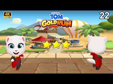 Talking Tom Gold Run Unlock New Gameplay / Walkthrough Part - 22 | 4K UHD (60) FPS Fullscreen