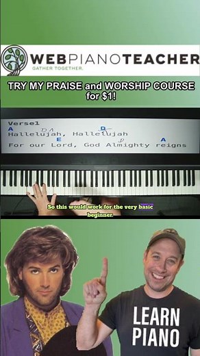 Praise and Worship | Easy 3-Chord Hallelujah, Beginner Guitar Tutorial | How to read a chord sheet