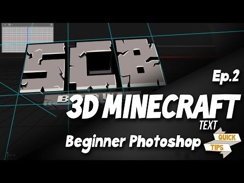 Quick Tips EP2: How To Make 3D Minecraft Text