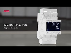 Programación del relé de protección diferencial RGU-10A/100A | Guía rápida y sencilla