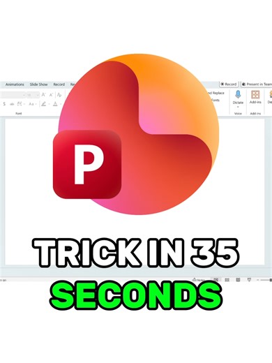 PowerPoint trick in 35 seconds! Travel edition✈️ #tutorial #powerpointpresentation #powerpoint