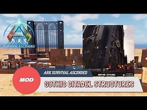 【ARK】ASA ロストコロニー編 #12「MOD: ゴシック城塞スキン」MOD : GOTIC CITADEL STRUCTURES / LostColony