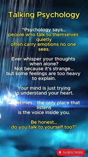 Inner Brain Psyche | Do You Talk to Yourself? | Psychology Truth #psycholgyfacts #talking psychology