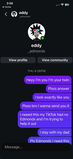 Omg a second time again I just got @Murphyman to see my text now @edmondx 😭 #edmondx #eddy #instagram #famous #goats 🥹🩷