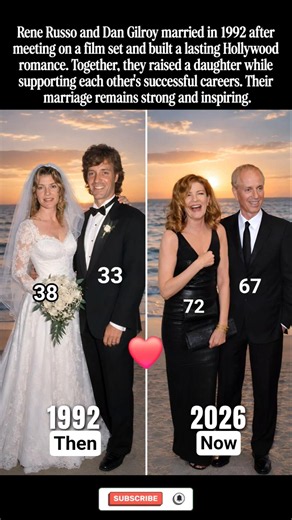 Rene Russo and Dan Gilroy are celebrating 34 years of marriage and a lasting Hollywood love story
