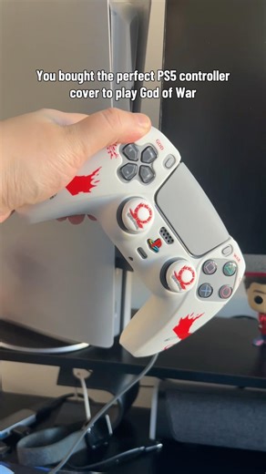 You bought the perfect PS5 controller cover to play God of War #godofwar