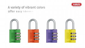 ABUS 145/30 Non-TSA Combination Lock for Hard Cases, Luggage, Resettable, Green